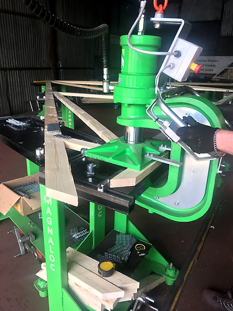 Magna Lock Pedestal in use