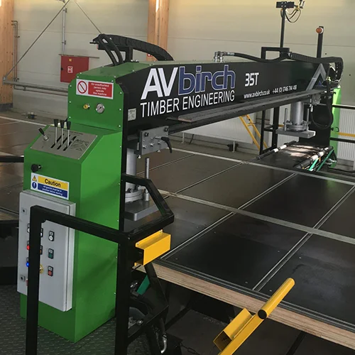 Prasa stołowa do wiązar&oacute;w dachowych Birch Apex diagram