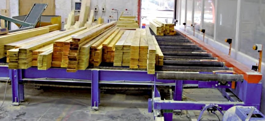 Pokład do żywego drewna i rozłupywarki