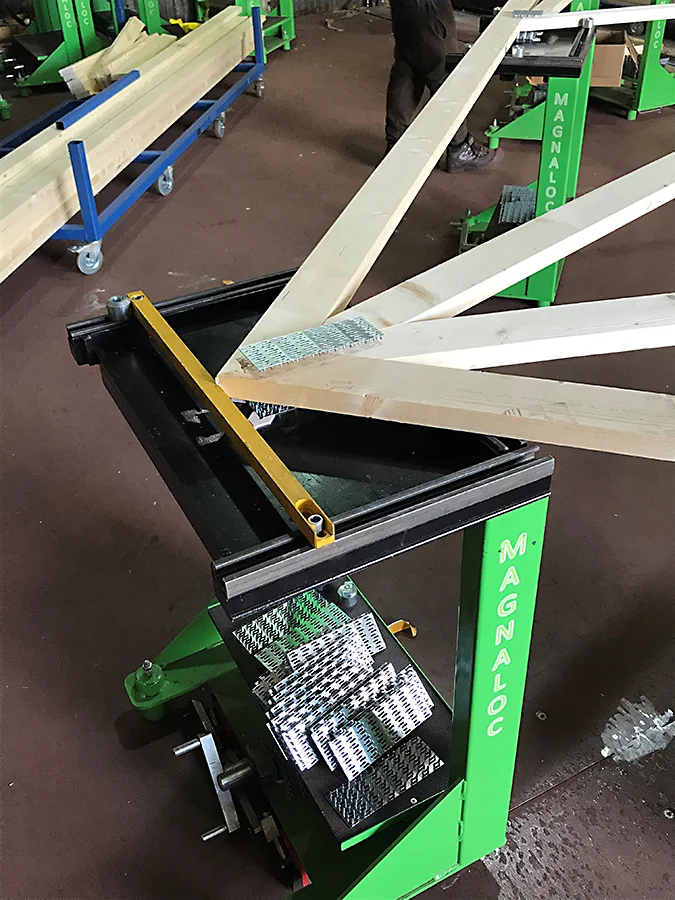 Magna Lock Pedestal in use